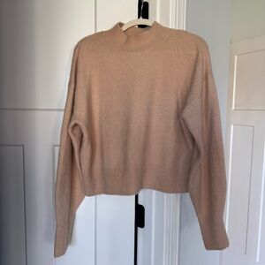 & Other Stories Camel Cowl Neck Sweater long sleeve pullover